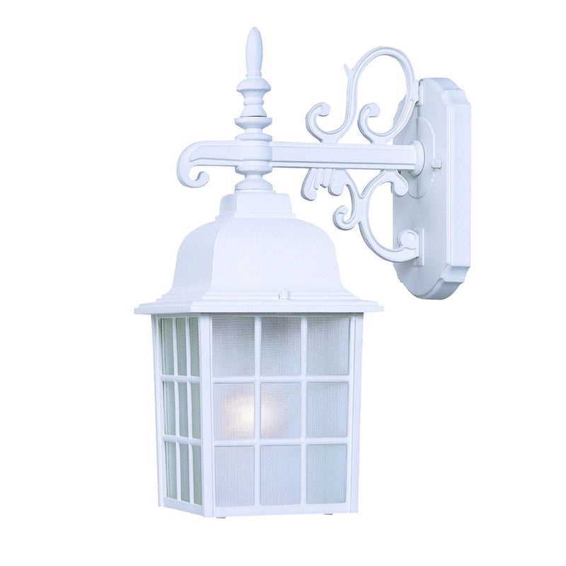 White Window Pane Lantern Wall Light By Homeroots | Wall Lamps | Modishstore