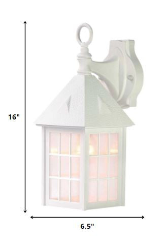 White House Shaped Wall Light By Homeroots | Wall Lamps | Modishstore - 2