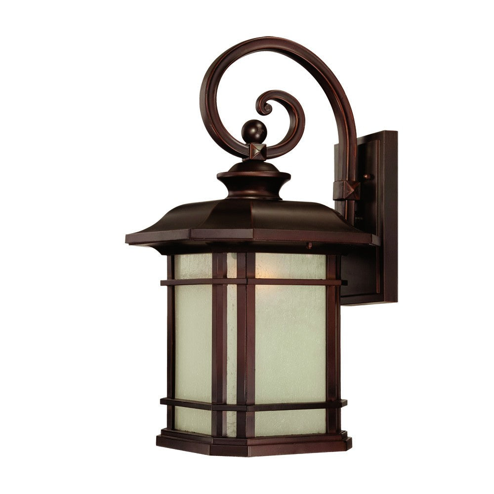 Somerset 1-Light Architectural Bronze Wall Light By Homeroots | Wall Lamps | Modishstore