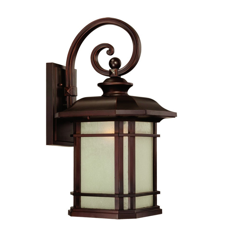 Somerset 1-Light Architectural Bronze Wall Light By Homeroots
