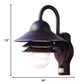 Antique Bronze Motion Sensor Outdoor Wall Light By Homeroots | Wall Lamps | Modishstore - 2