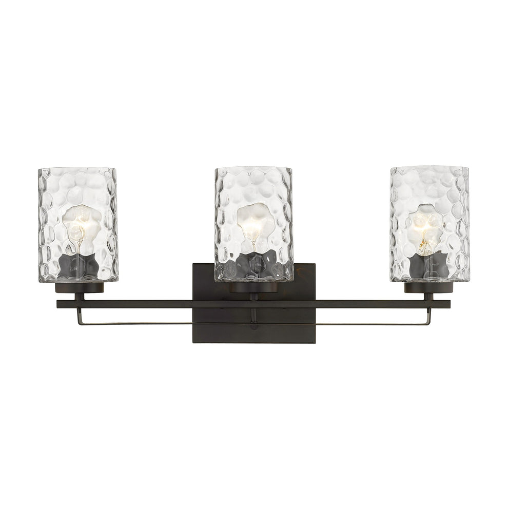 Livvy 3-Light Oil-Rubbed Bronze Vanity By Homeroots | Vanity Light | Modishstore - 4