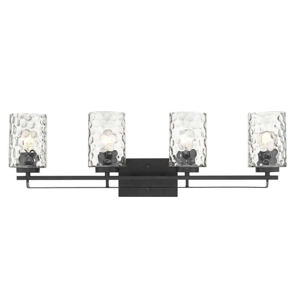 Livvy 4-Light Matte Black Vanity By Homeroots | Vanity Light | Modishstore - 4