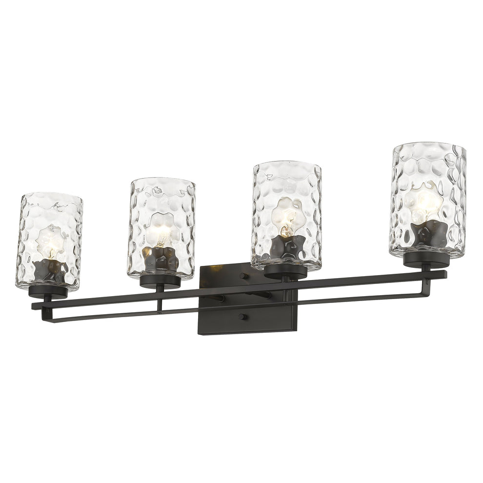 Livvy 4-Light Oil-Rubbed Bronze Vanity By Homeroots | Vanity Light | Modishstore - 2