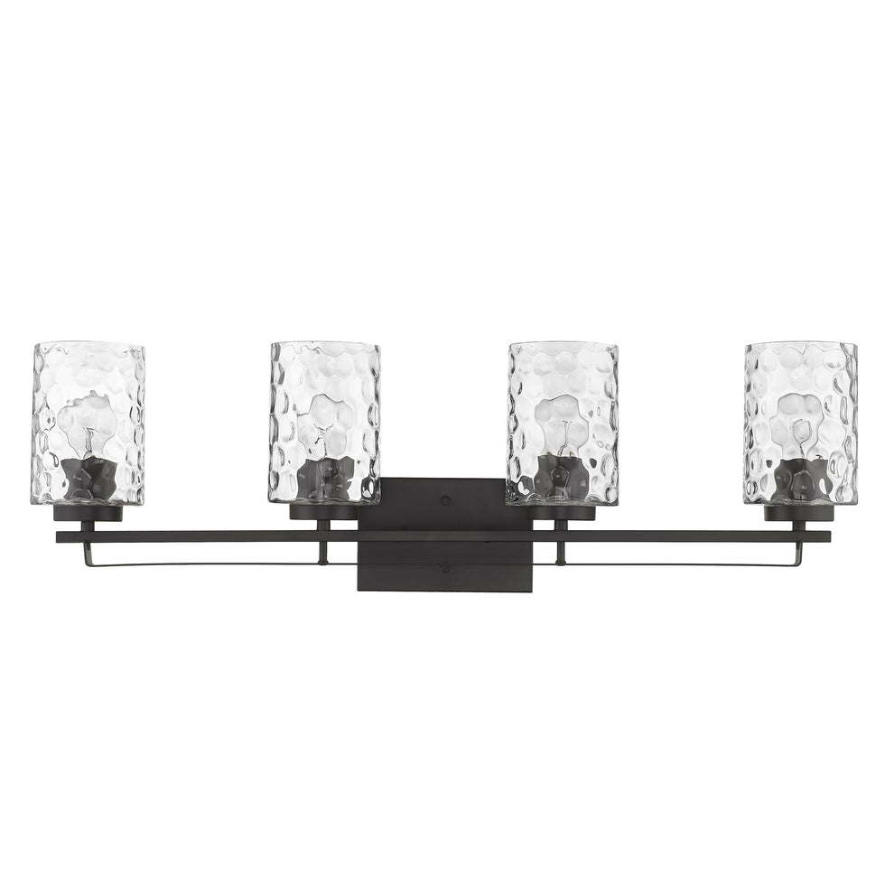 Livvy 4-Light Oil-Rubbed Bronze Vanity By Homeroots | Vanity Light | Modishstore - 3