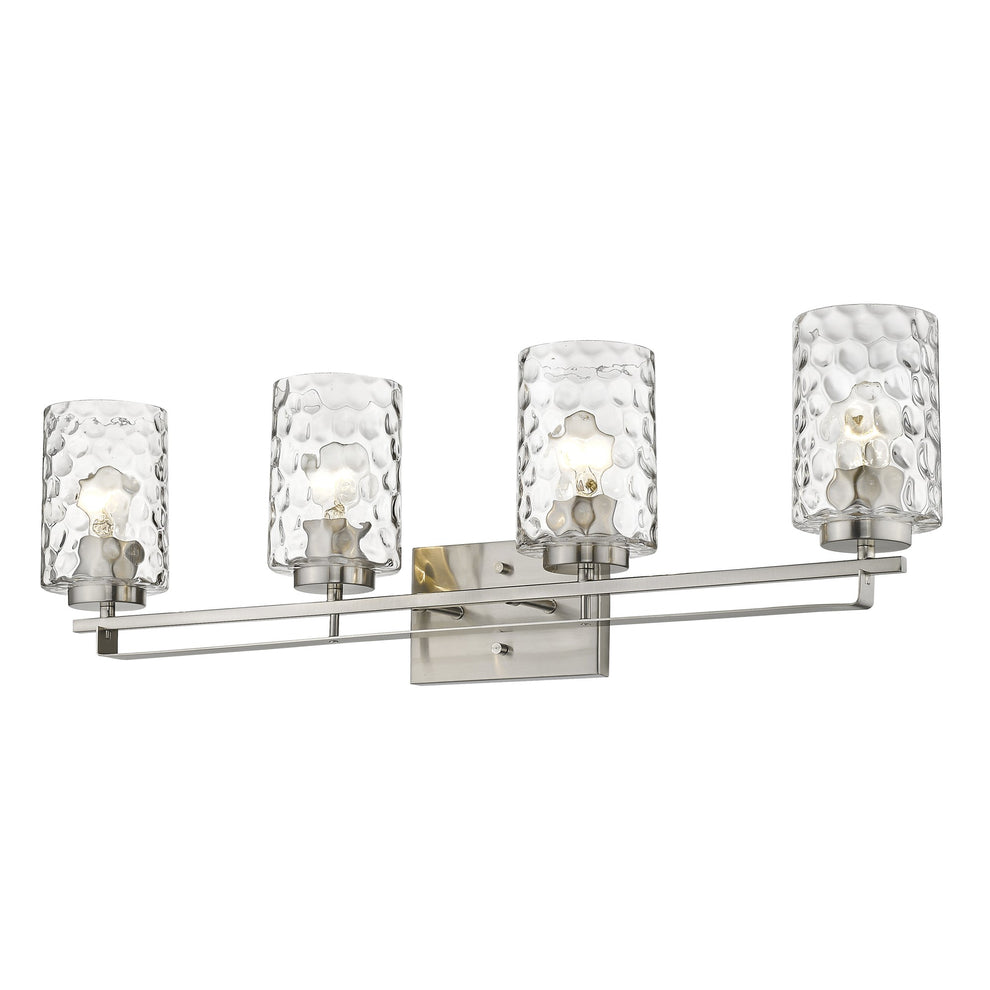 Livvy 4-Light Satin Nickel Vanity By Homeroots | Vanity Light | Modishstore - 2
