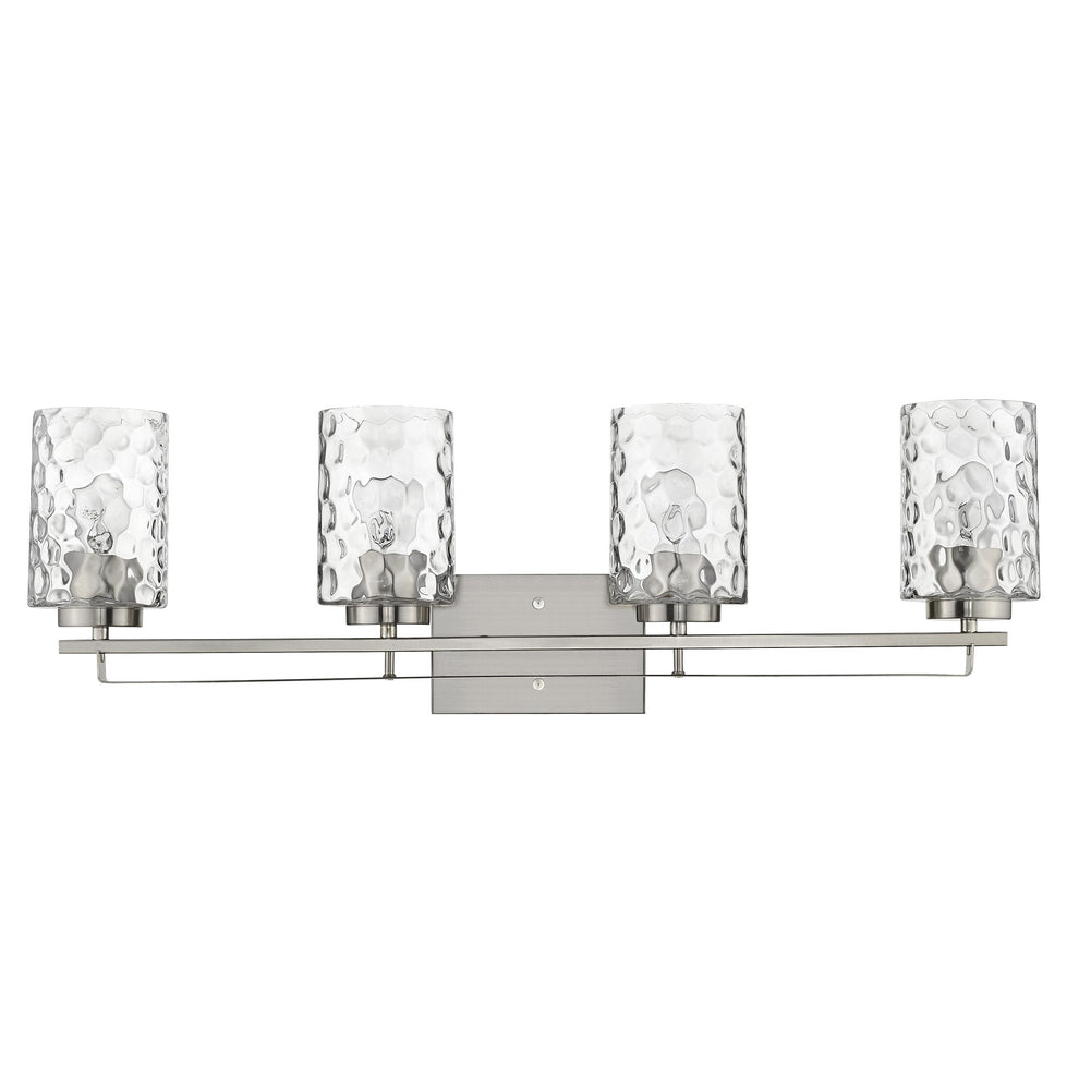 Livvy 4-Light Satin Nickel Vanity By Homeroots | Vanity Light | Modishstore - 3