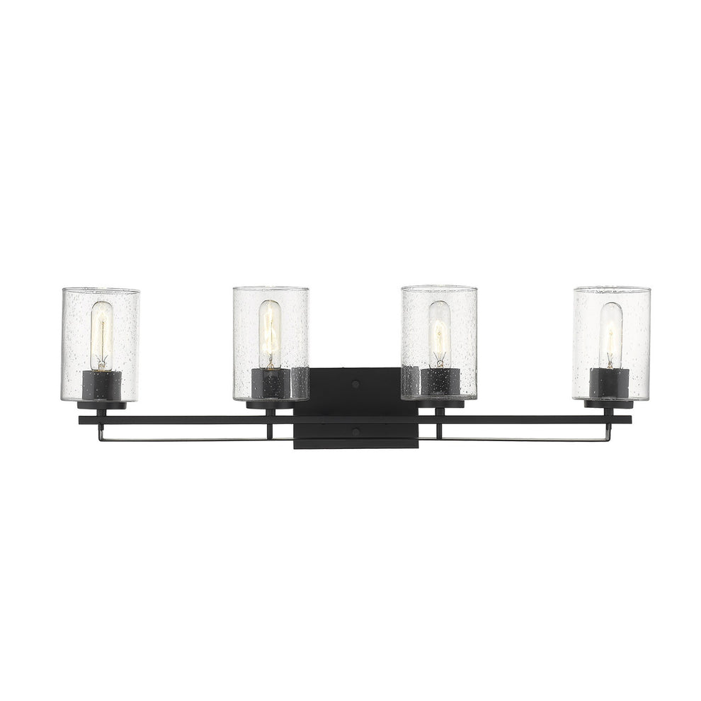 Orella 4-Light Matte Black Sconce By Homeroots | Sconces | Modishstore - 2