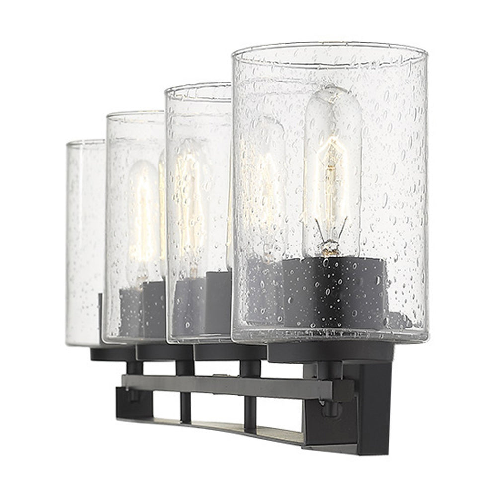 Orella 4-Light Matte Black Sconce By Homeroots | Sconces | Modishstore - 5