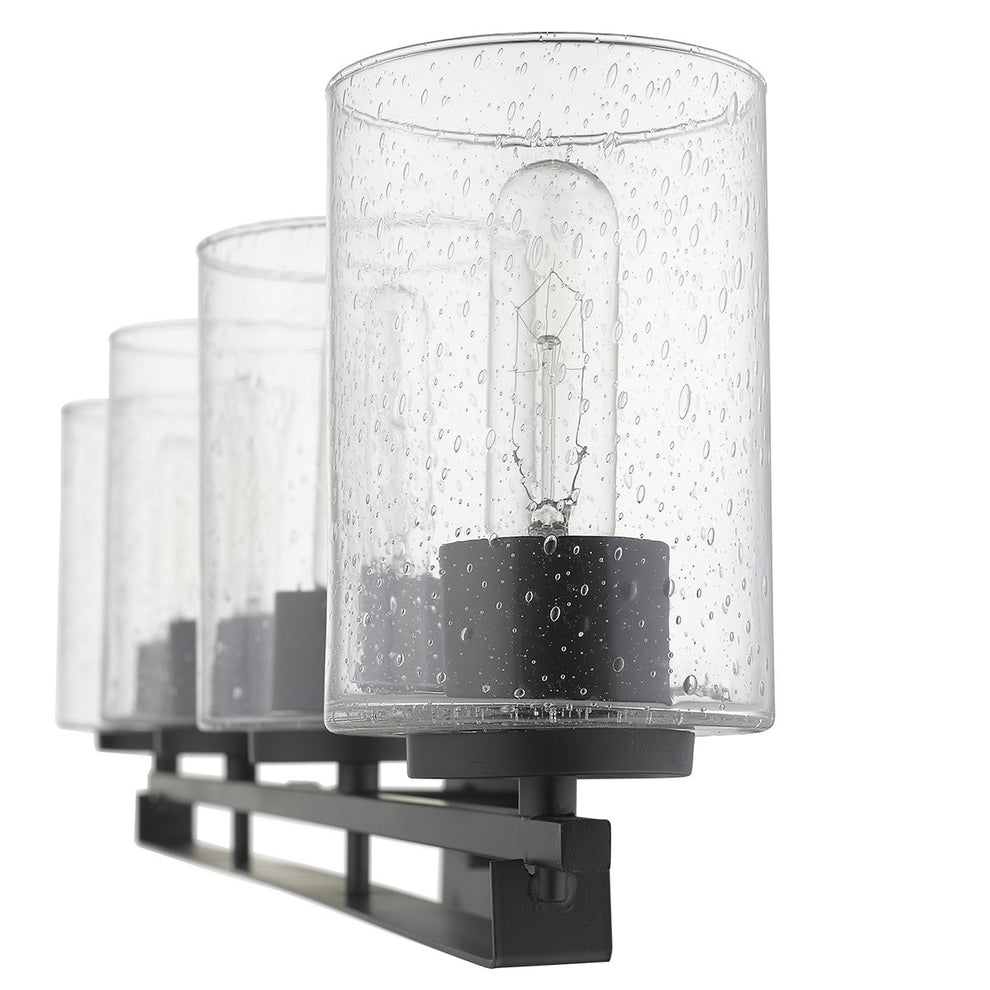 Orella 4-Light Matte Black Sconce By Homeroots | Sconces | Modishstore - 6