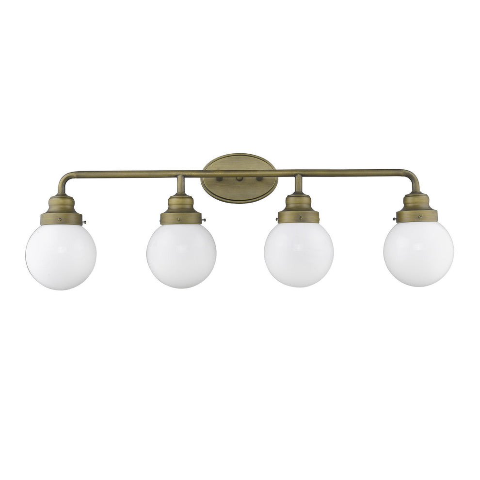 Portsmith 4-Light Raw Brass Vanity By Homeroots | Vanity Light | Modishstore - 3