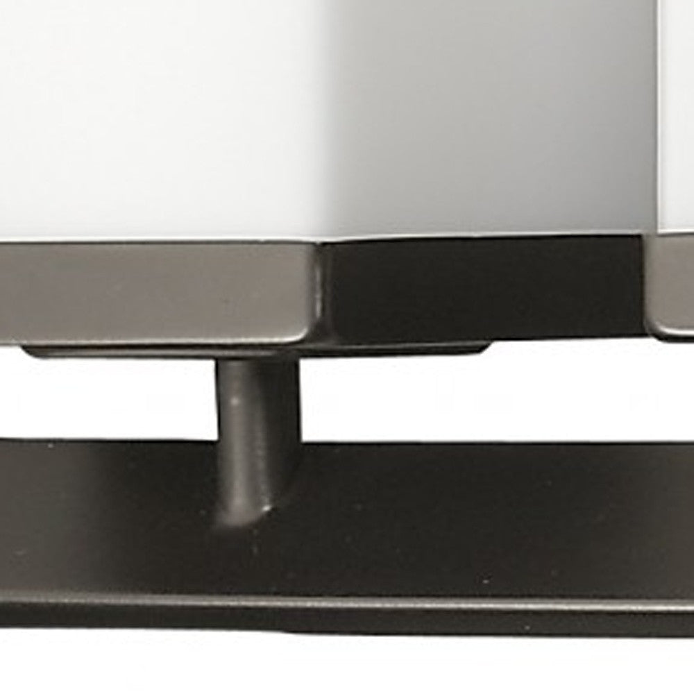 Burgundy 5-Light Oil-Rubbed Bronze Vanity Light With Etched Glass Shades By Homeroots | Vanity Light | Modishstore - 4