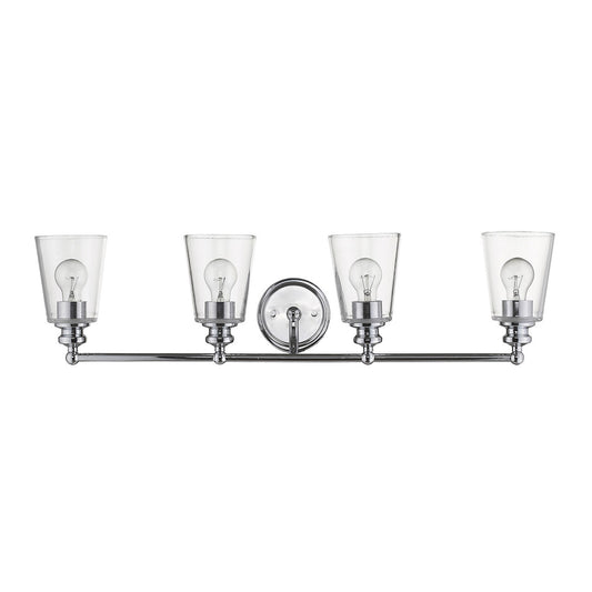 Ceil 4-Light Chrome Vanity By Homeroots | Vanity Light | Modishstore