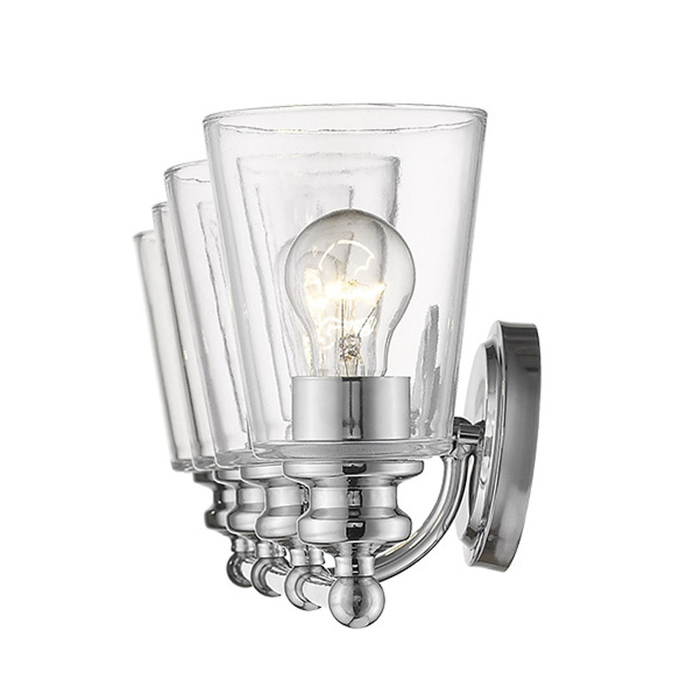 Ceil 4-Light Chrome Vanity By Homeroots | Vanity Light | Modishstore - 2