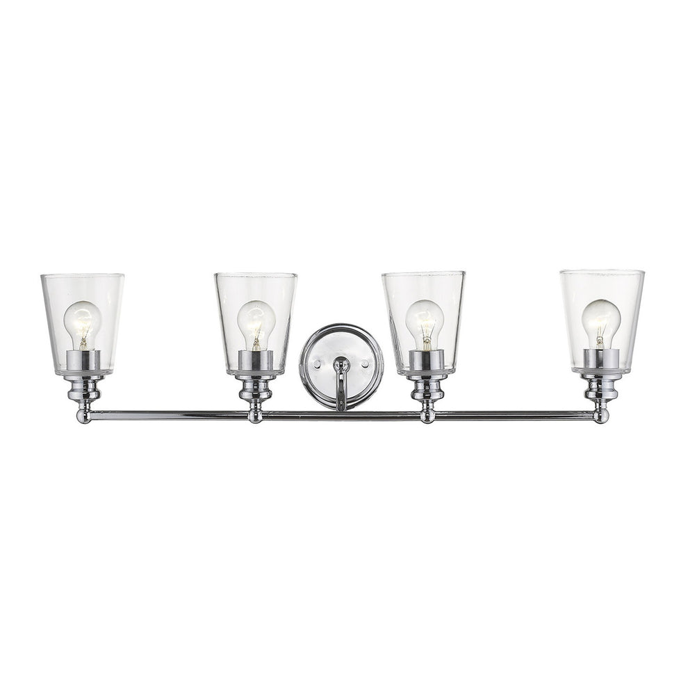 Ceil 4-Light Chrome Vanity By Homeroots | Vanity Light | Modishstore - 4