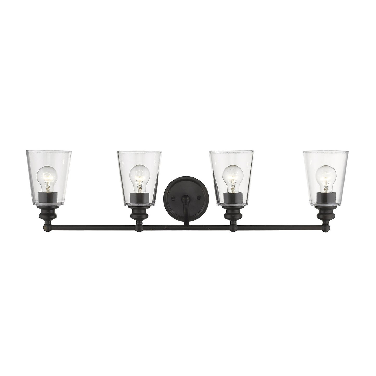 Ceil 4-Light Oil-Rubbed Bronze Vanity By Homeroots | Vanity Light | Modishstore - 4