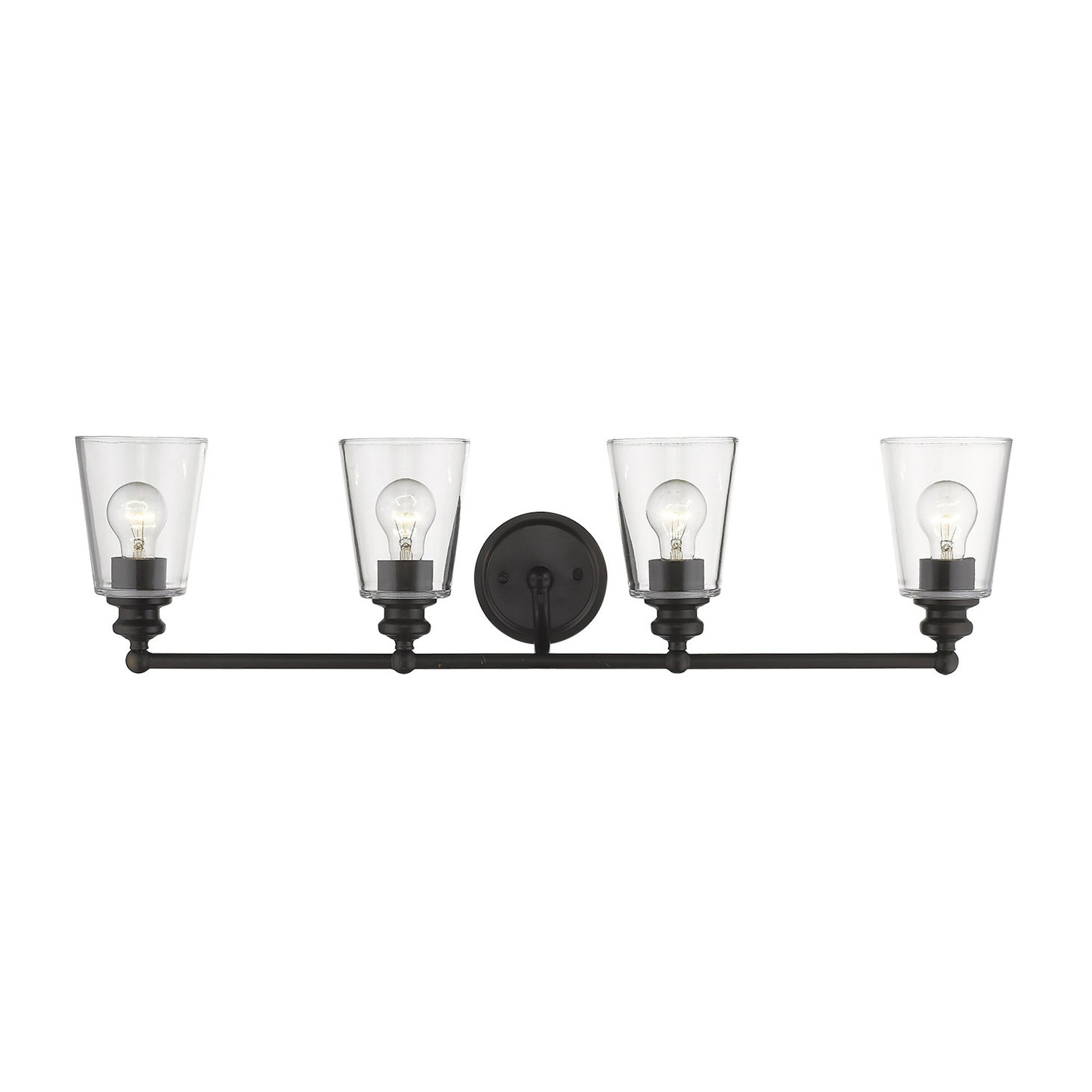 Ceil 4-Light Oil-Rubbed Bronze Vanity By Homeroots | Vanity Light | Modishstore - 4