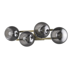 Lunette 4-Light Aged Brass Sconce By Homeroots