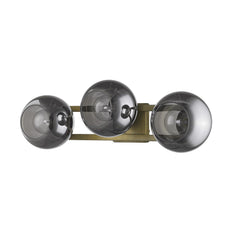 Lunette 3-Light Aged Brass Sconce By Homeroots
