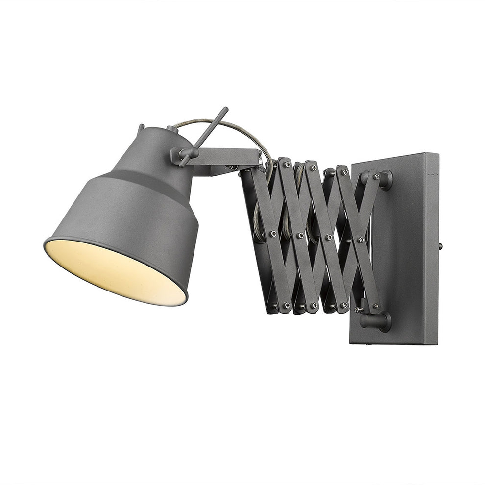 Plexus 1-Light Gray Sconce By Homeroots - 398794 | Sconces | Modishstore - 2