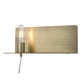 XL Dull Gold Shelf Wall Light By Homeroots | Wall Lamps | Modishstore - 5