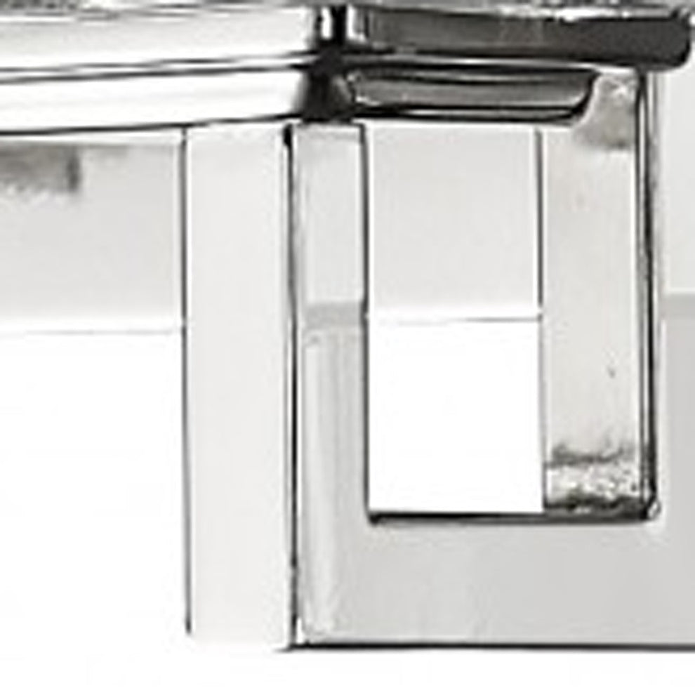 Coralie 5-Light Polished Nickel Sconce With Pressed Crystal Shades By Homeroots | Sconces | Modishstore - 3