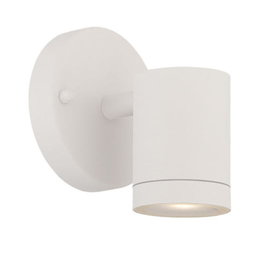 White LED One Light Outdoor Can Shape Wall Sconce By Homeroots | Sconces | Modishstore