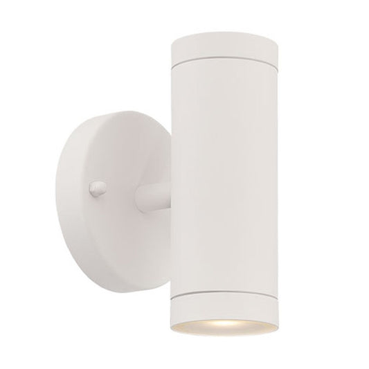 White LED Two Light Can Shape Wall Sconce By Homeroots | Sconces | Modishstore
