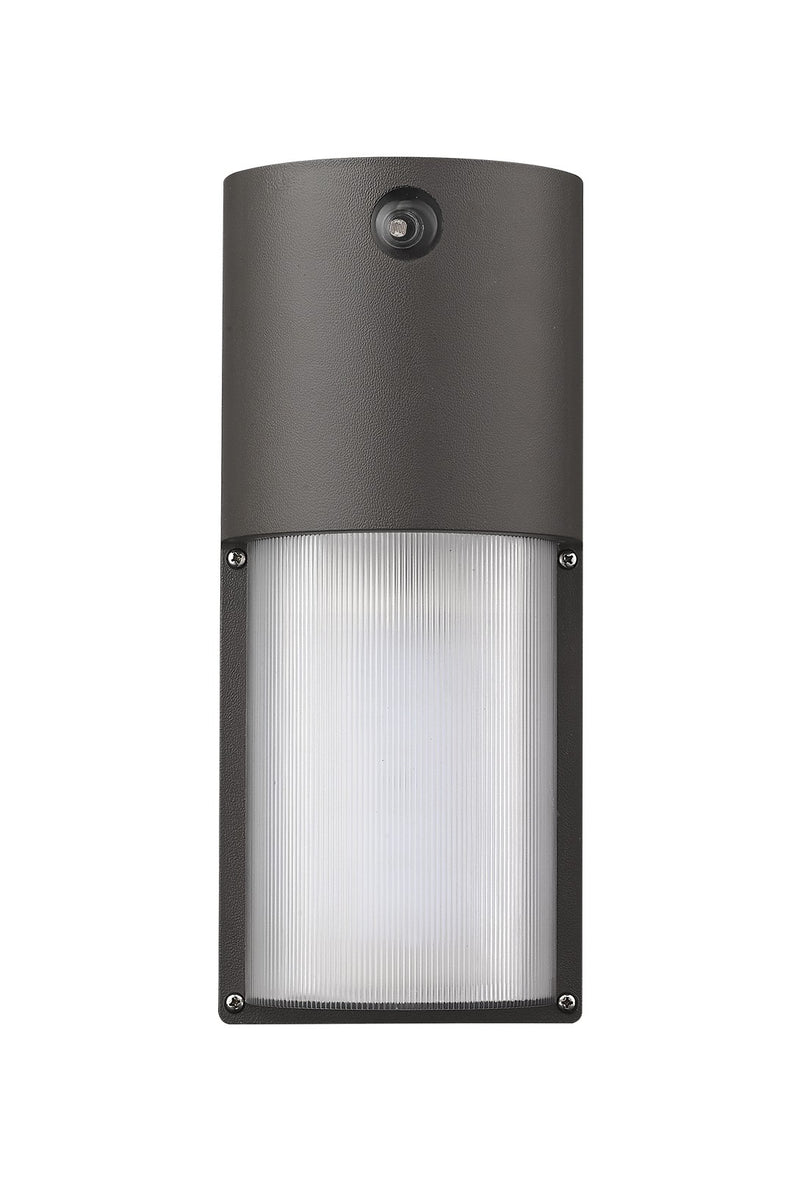 Bronze Integrated LED Wall Pack With Photocell By Homeroots | Wall Lamps | Modishstore