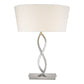 Trend Home 1-Light Satin Nickel Table Lamp By Homeroots | Table Lamps | Modishstore - 2