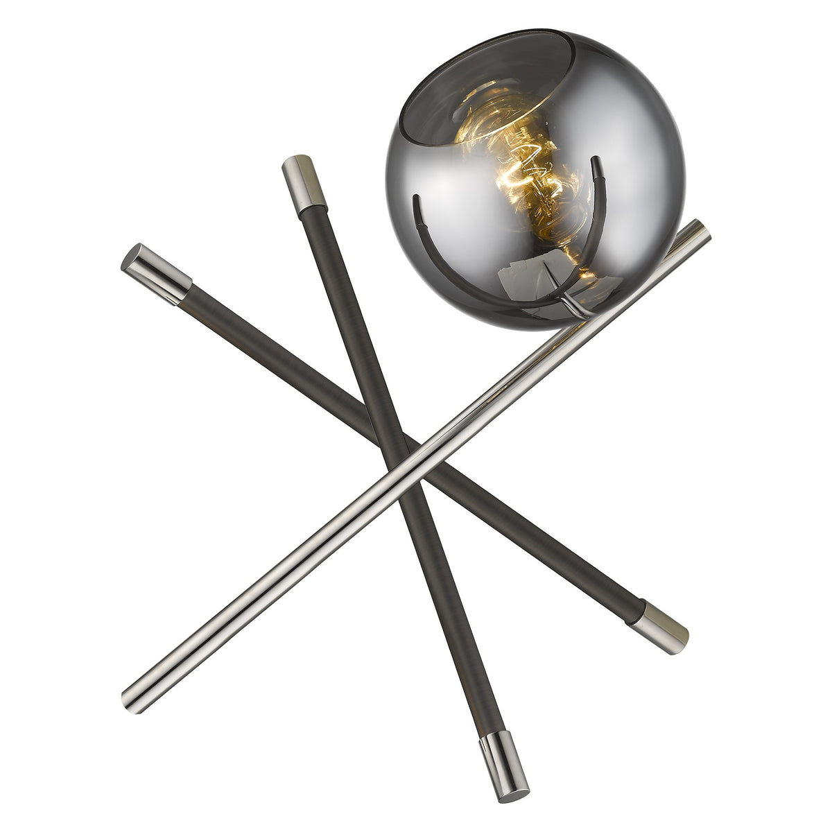 Trend Home 1-Light Polished Nickel Table Lamp By Homeroots - 399146 | Table Lamps | Modishstore - 6