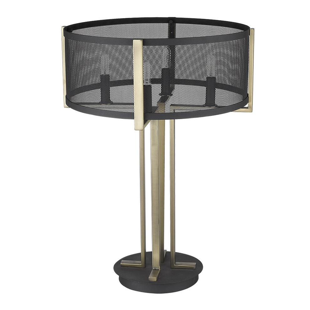 Trend Home 4-Light Matte Black Table Lamp By Homeroots | Table Lamps | Modishstore - 4