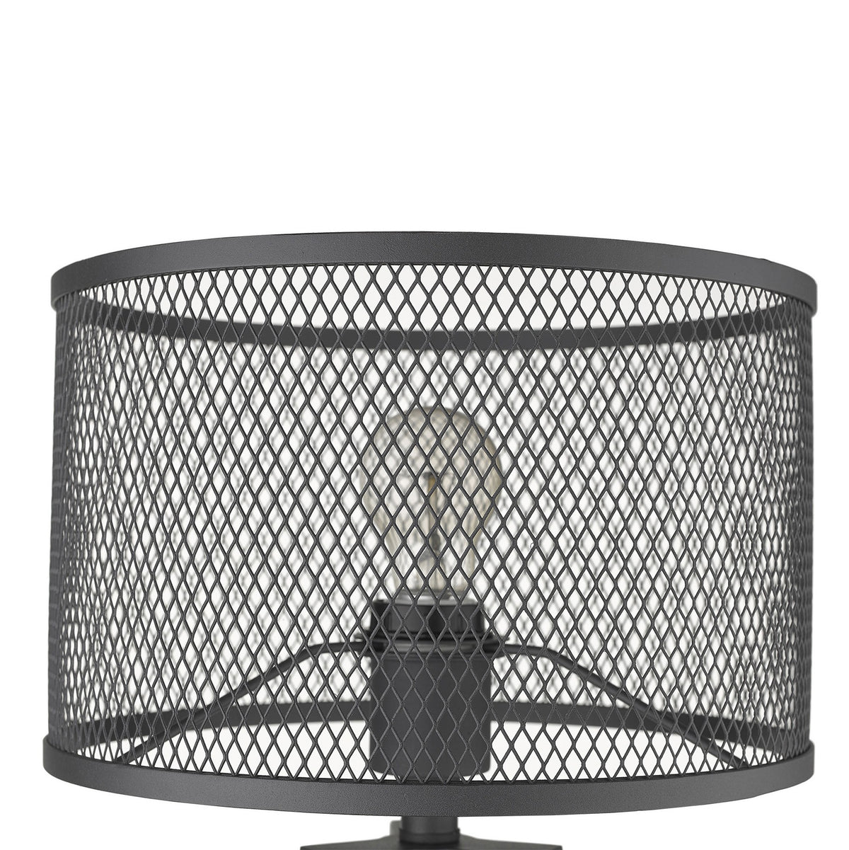 Capprice 1-Light Matte Black Table Lamp By Homeroots | Table Lamps | Modishstore - 4