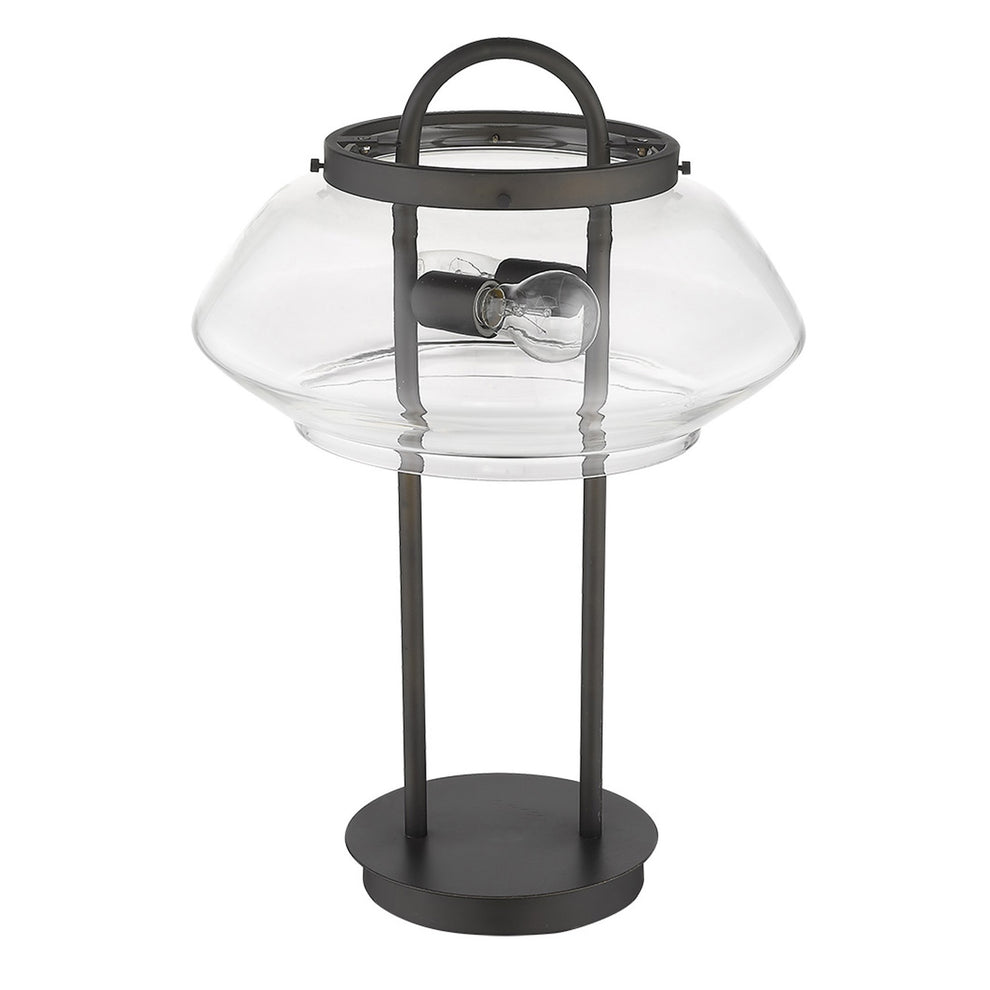 Garner 2-Light Oil-Rubbed Bronze Table Lamp By Homeroots | Table Lamps | Modishstore - 3
