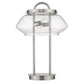 Garner 2-Light Satin Nickel Table Lamp By Homeroots | Table Lamps | Modishstore