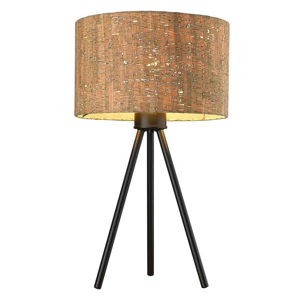 Matte Black and Beige Table Lamp By Homeroots | Table Lamps | Modishstore - 2