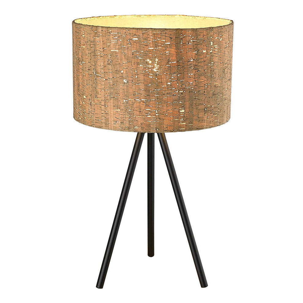 Matte Black and Beige Table Lamp By Homeroots | Table Lamps | Modishstore - 3