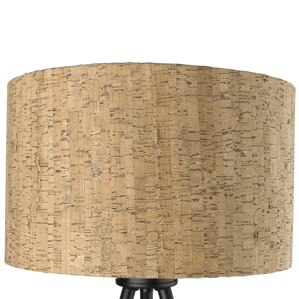 Matte Black and Beige Table Lamp By Homeroots | Table Lamps | Modishstore - 4