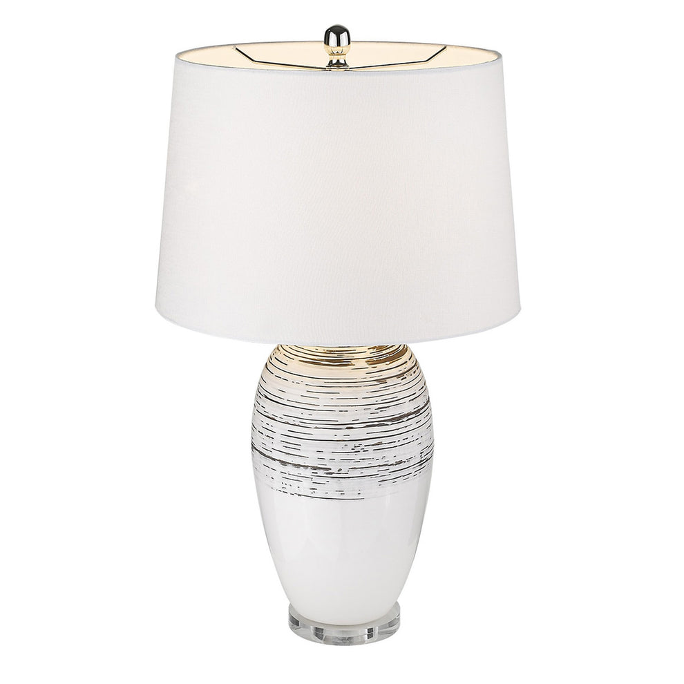 Trend Home 1-Light Polished Nickel Table Lamp By Homeroots - 399158 | Table Lamps | Modishstore - 3