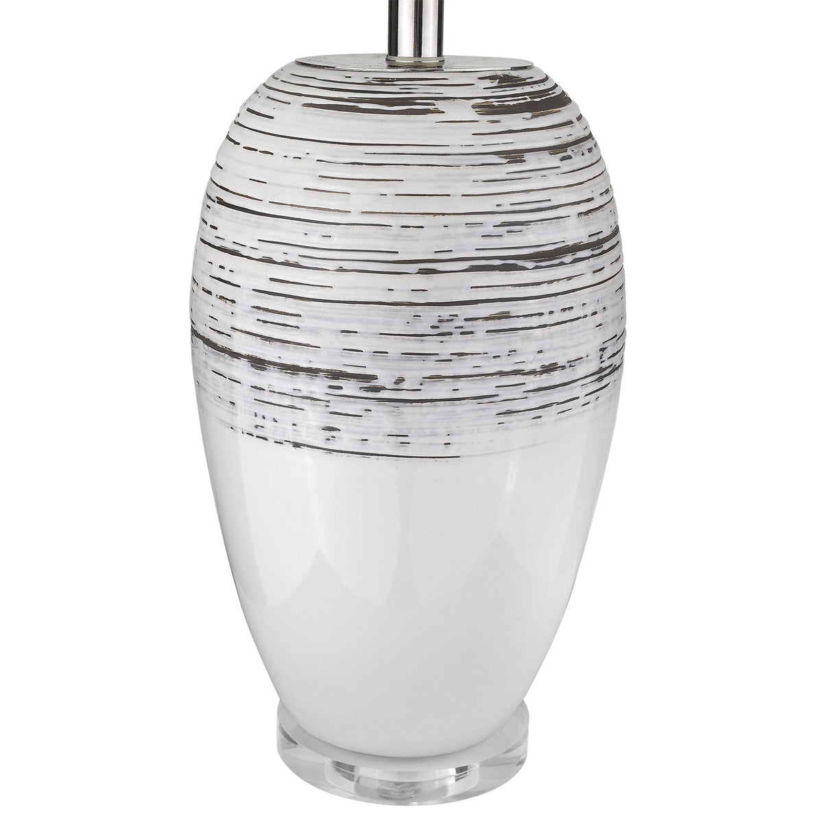 Trend Home 1-Light Polished Nickel Table Lamp By Homeroots - 399158 | Table Lamps | Modishstore - 4