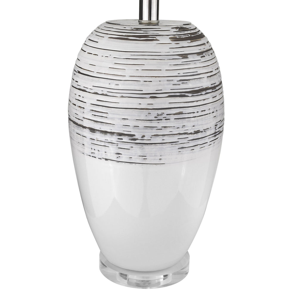 Trend Home 1-Light Polished Nickel Table Lamp By Homeroots - 399158 | Table Lamps | Modishstore - 4