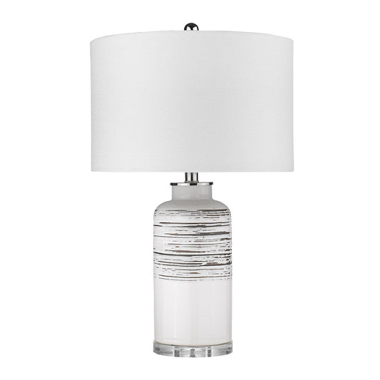 Trend Home 1-Light Polished Nickel Table Lamp By Homeroots - 399159 | Table Lamps | Modishstore