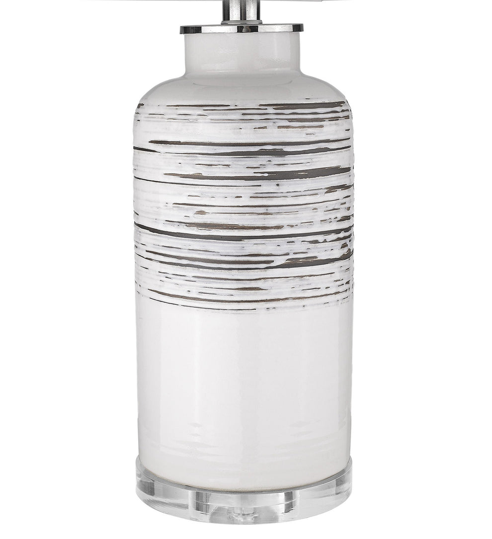 Trend Home 1-Light Polished Nickel Table Lamp By Homeroots - 399159 | Table Lamps | Modishstore - 4