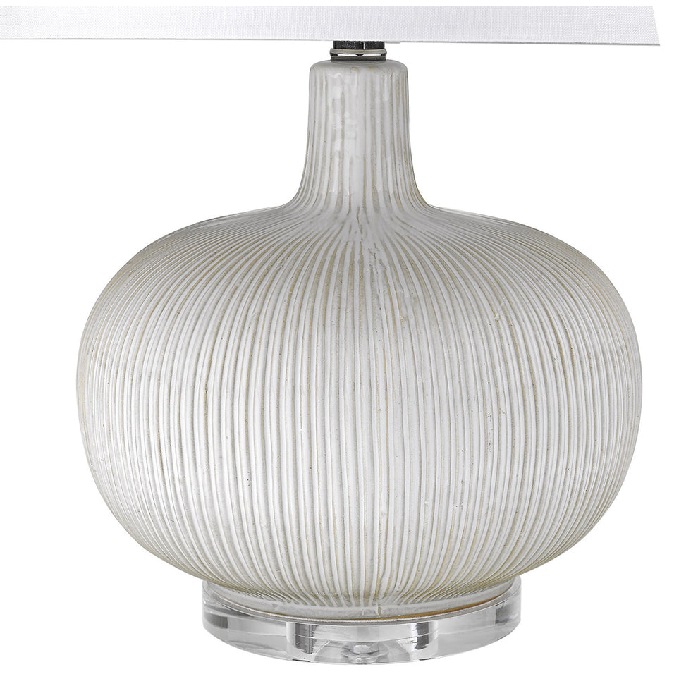 Trend Home 1-Light Polished Nickel Table Lamp By Homeroots - 399160 | Table Lamps | Modishstore - 4