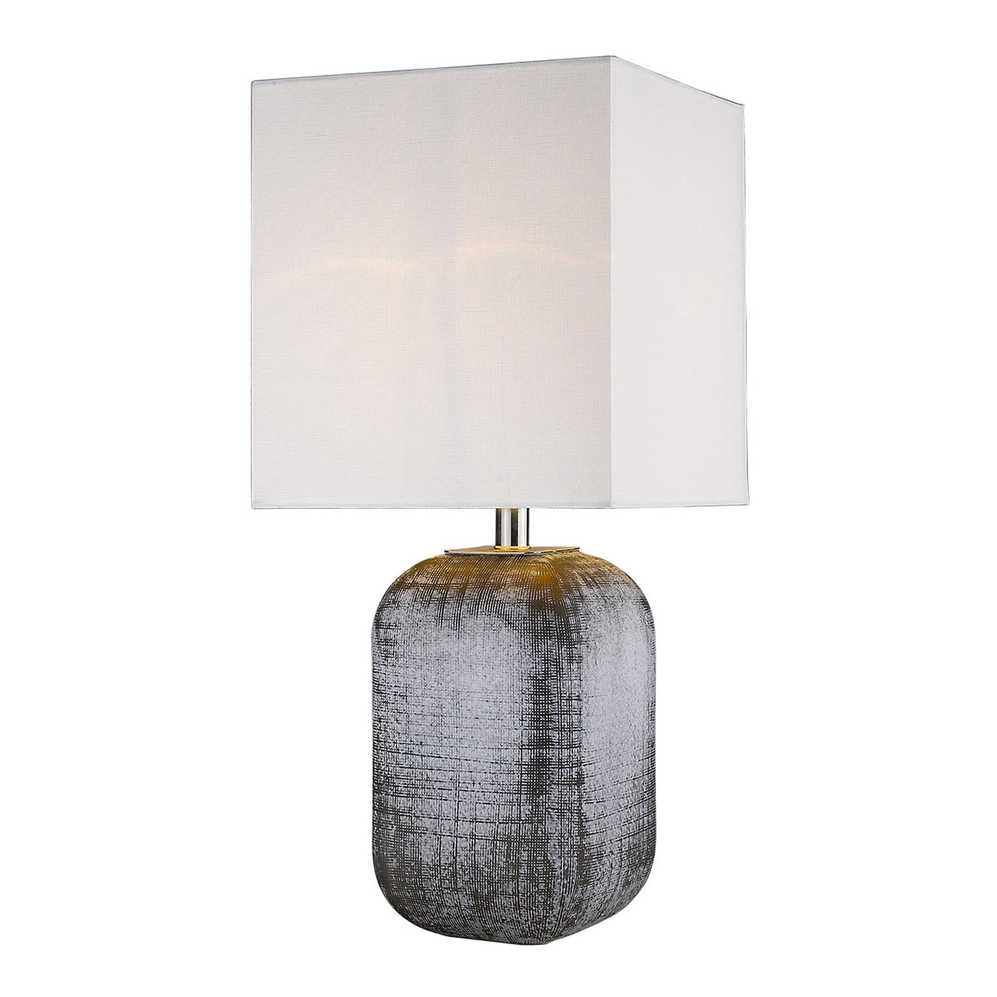 Trend Home 1-Light Polished Nickel Table Lamp By Homeroots - 399162 | Table Lamps | Modishstore - 2