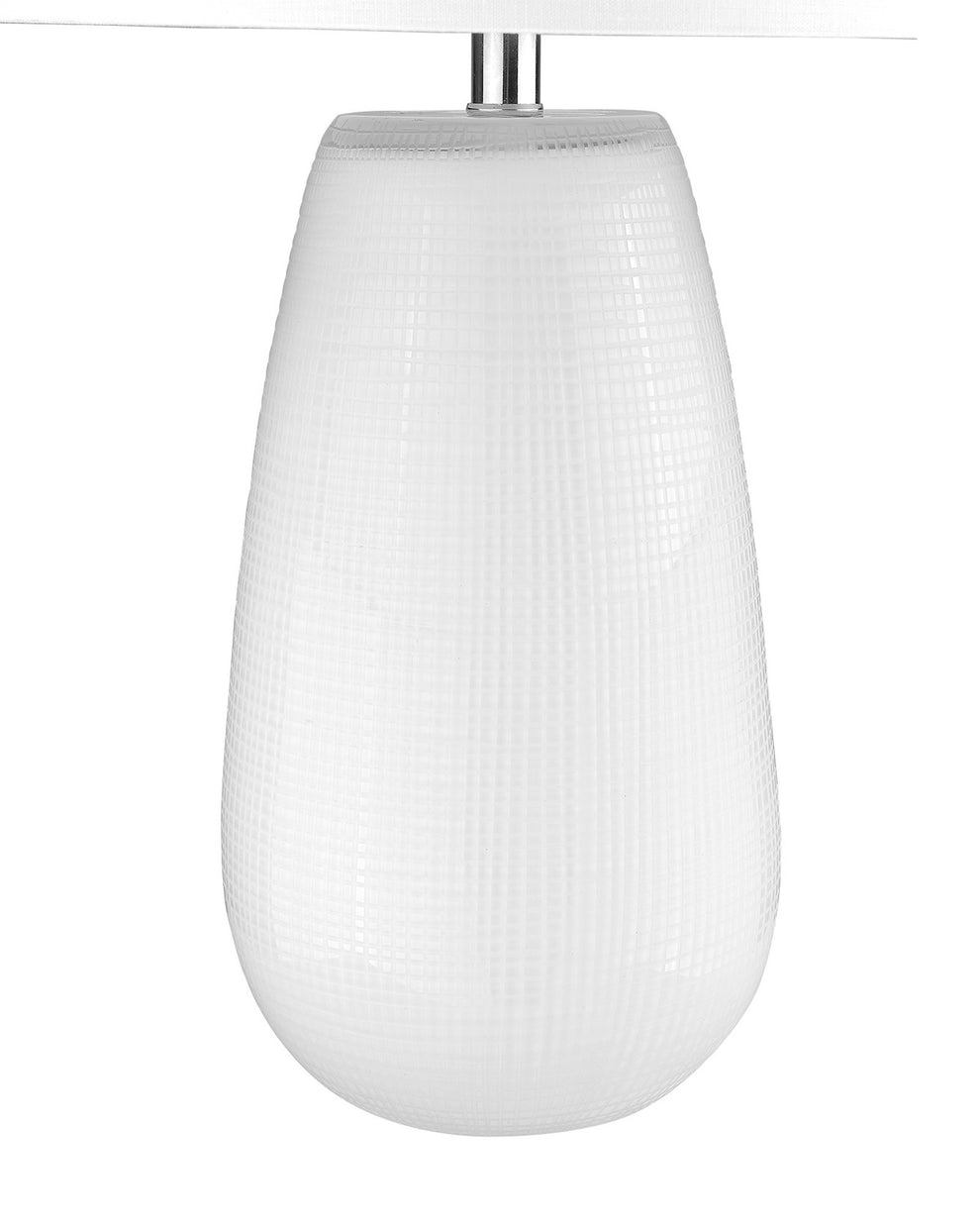 Trend Home 1-Light White Table Lamp By Homeroots - 399163 | Table Lamps | Modishstore - 4