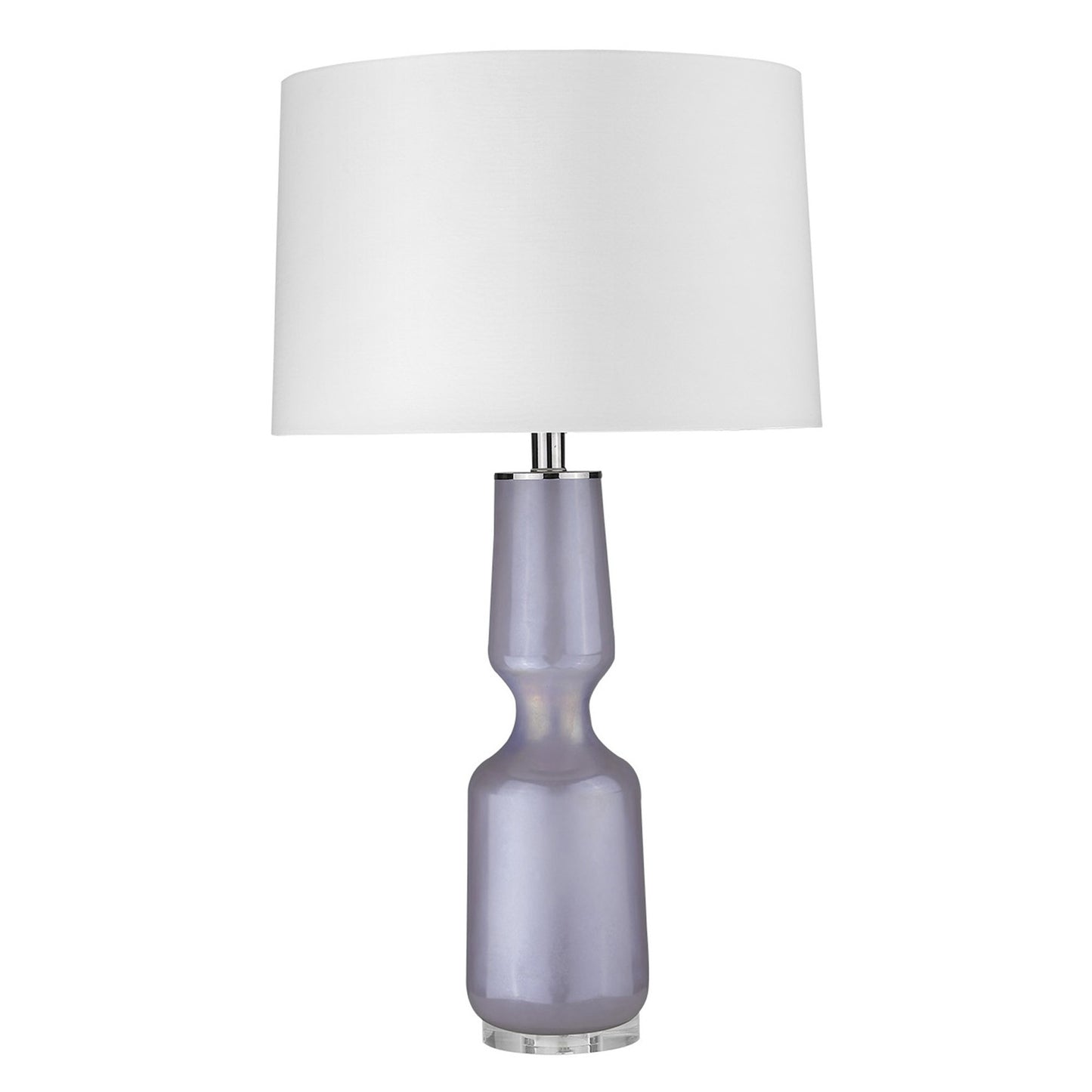 Trend Home 1-Light Polished Nickel Table Lamp By Homeroots - 399170 | Table Lamps | Modishstore
