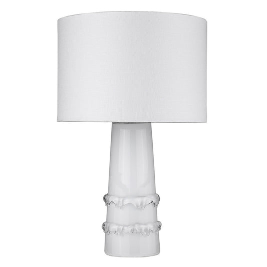 Trend Home 1-Light White Table Lamp By Homeroots - 399174 | Table Lamps | Modishstore