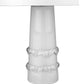 Trend Home 1-Light White Table Lamp By Homeroots - 399174 | Table Lamps | Modishstore - 4