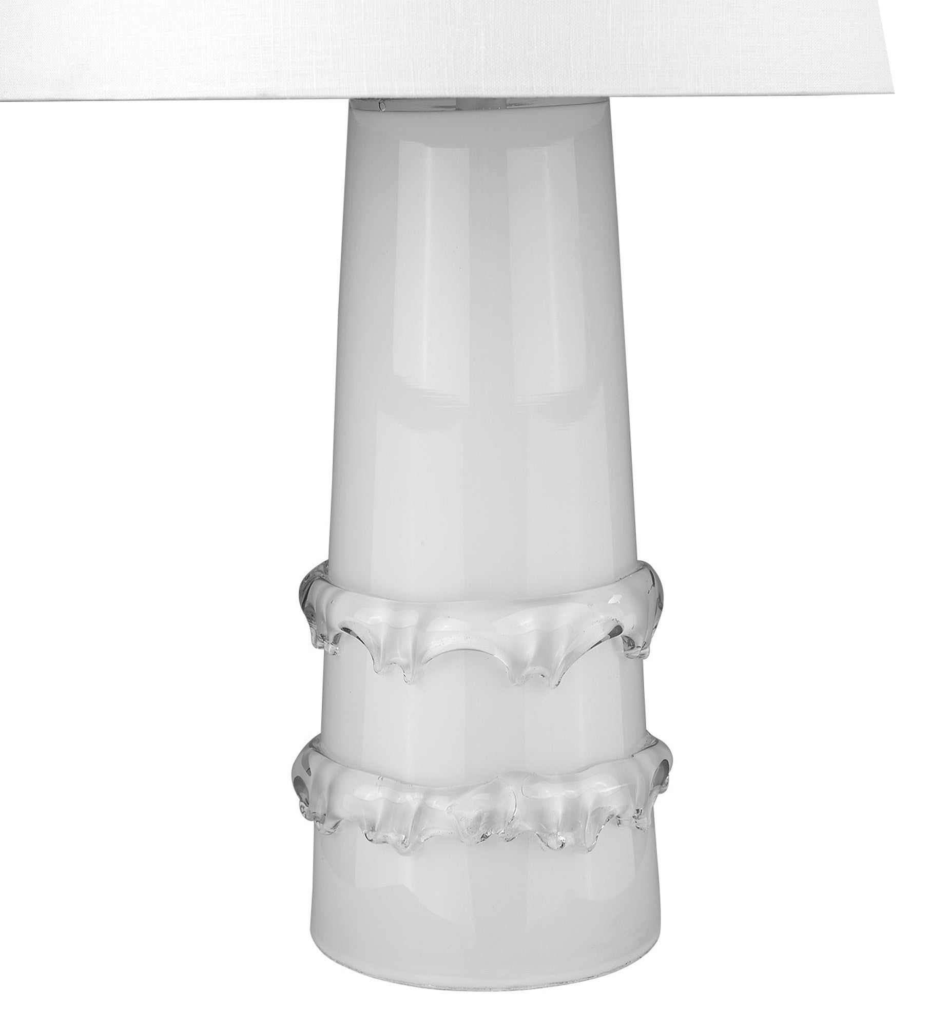 Trend Home 1-Light White Table Lamp By Homeroots - 399174 | Table Lamps | Modishstore - 4